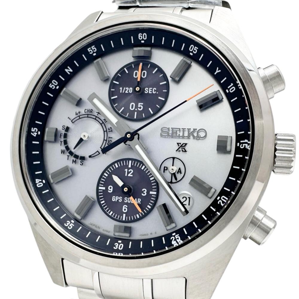 【SEIKO/セイコー】 未使用品 プロスペックス SBED009(5X83-0AH0-1) 腕時計 ステンレススチール ソーラー電波 シルバー文字盤/シルバーベルト メンズ【中古】【真子質店】【BL】【IMaMoMa】｜真子質店店