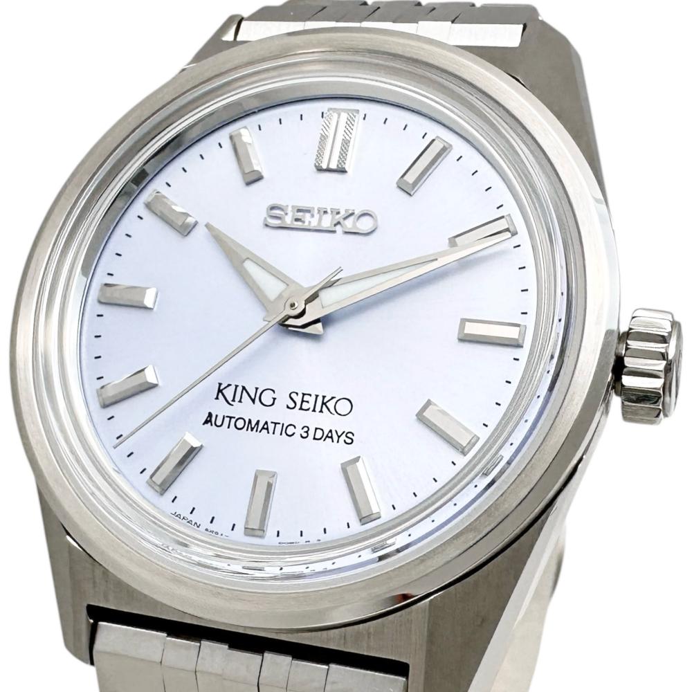 【SEIKO/セイコー】 第一人者セイコー SDKS027 ウオッチ ステンレス鋼スチール写真 自動小銃一巻き/オートマ 青碧文字記号盤/しろがね色三尺帯 レディース【中古】【真子質店】【BL】【IYKT】
