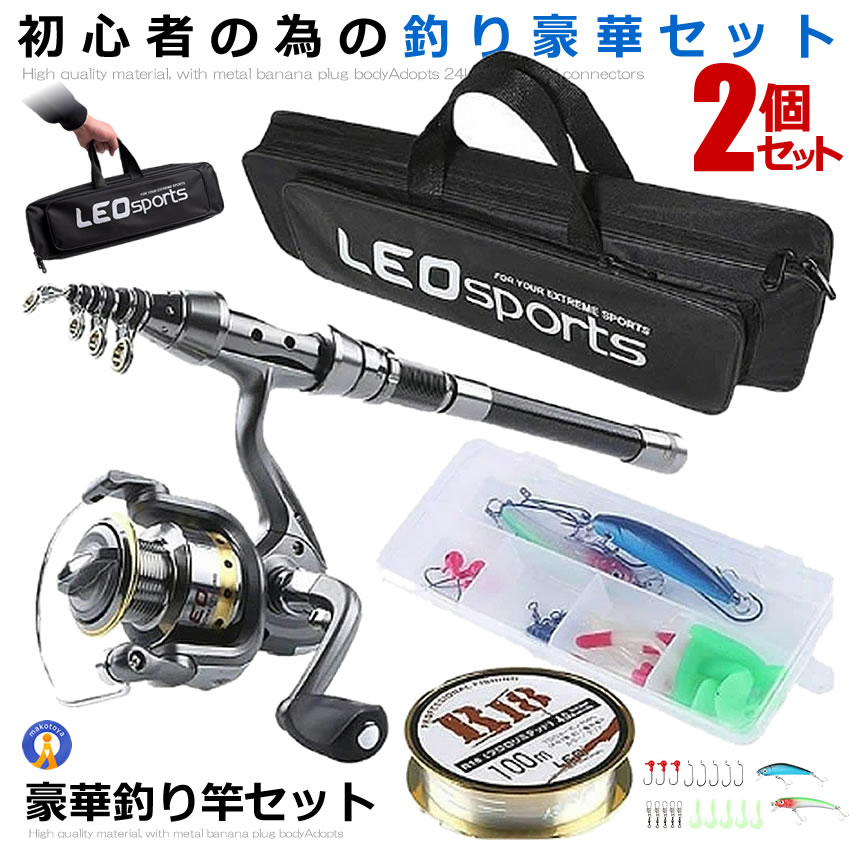 楽天市場】釣りセット 釣り道具 初心者 5点セット ロッド 収納