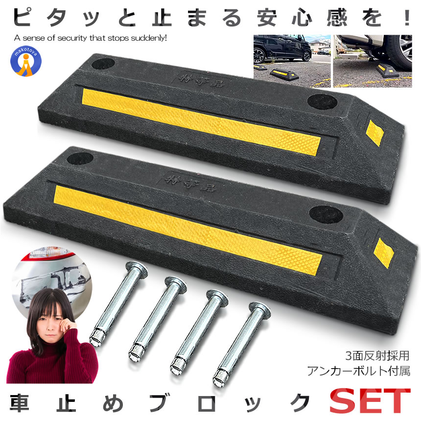送料無料激安祭 NSP-HB用アンカーピンコンクリート用 2本セット<br> パーキングブロック1個の施工に2本必要です <br> パーキングブロック  1個施工用