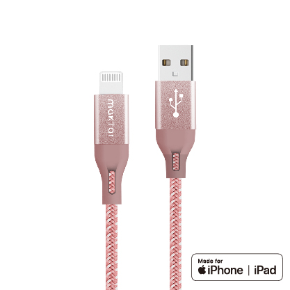 楽天市場】iPhone用 Maktar Lightningケーブル USB-A スペースグレー