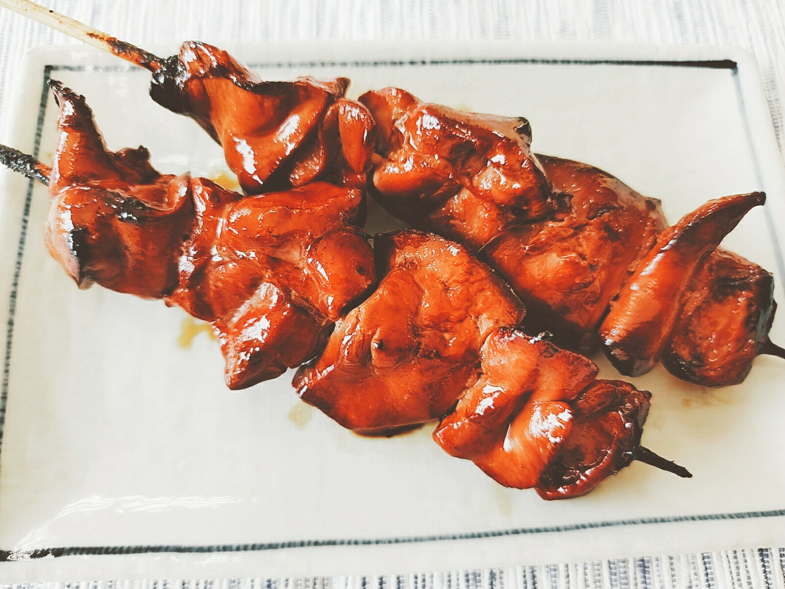 市場 国産 バーベキュー 焼き鳥 レバー串 ２本セット 焼 タレ キャンプにも 家庭で味わう 南部どり q 塩