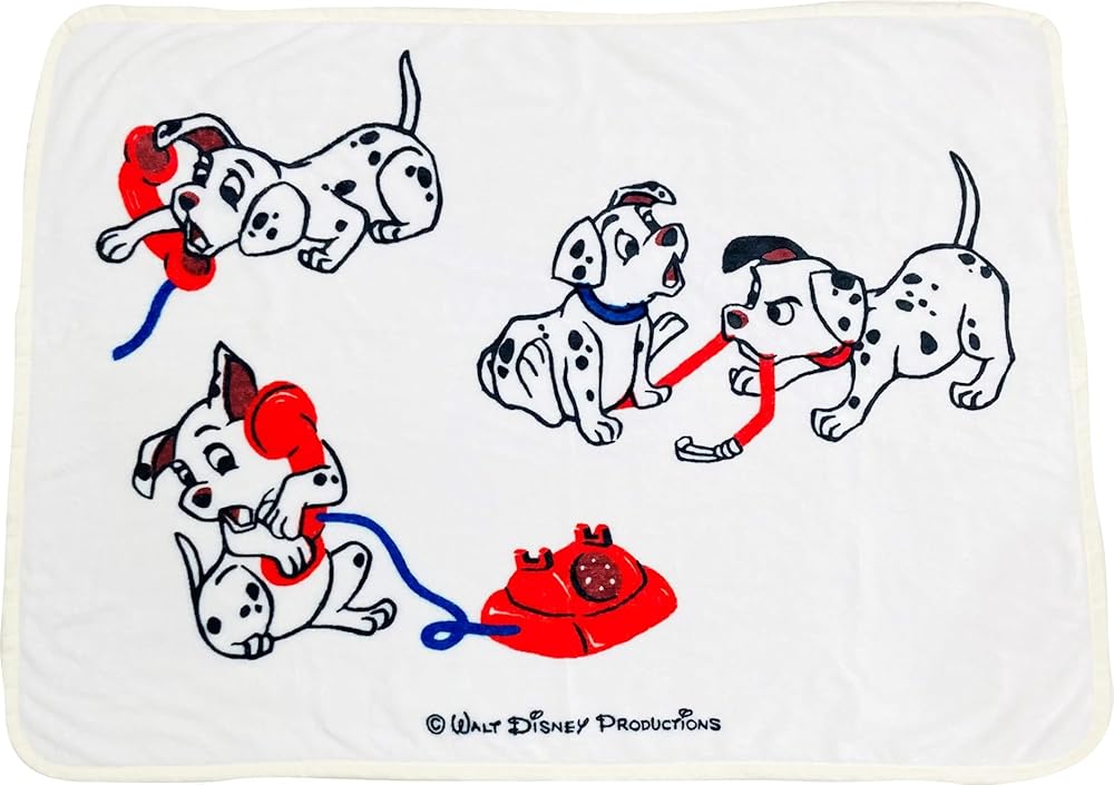 楽天市場】 101匹わんちゃん ひざ掛け タオルケット ブランケット 保温