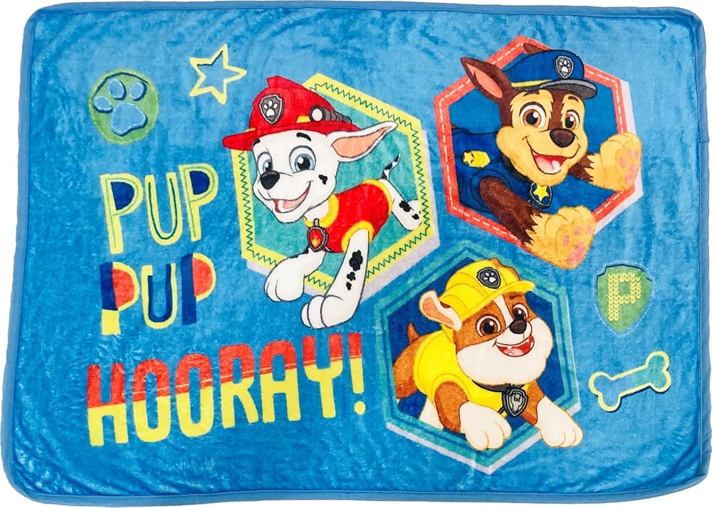 楽天市場】 パウ・パトロール ひざ掛け パウ・パトロール マーシャル