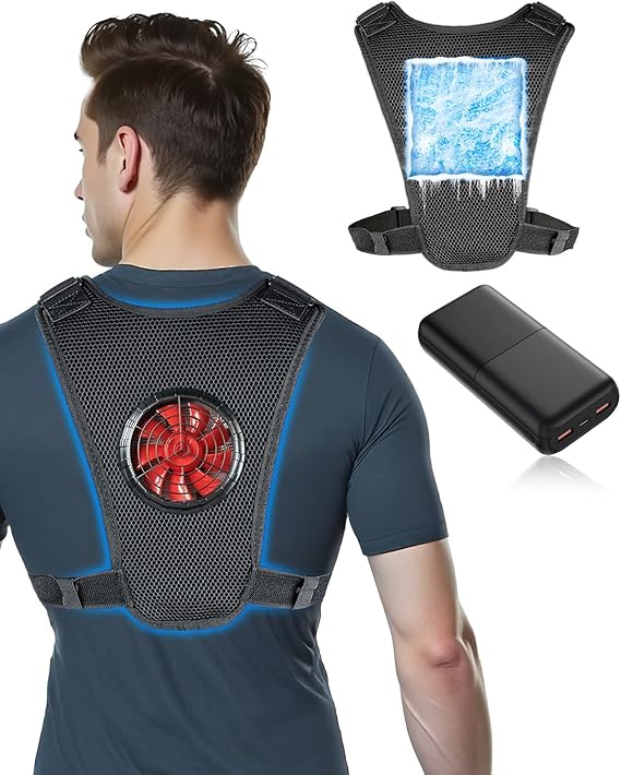 2025年業界初＆冷却プレート搭載 ペルチェ式冷却ベスト Amazon.co.jp: [TREXPURE] 空調作業服 ペルチェ ベスト 冷却