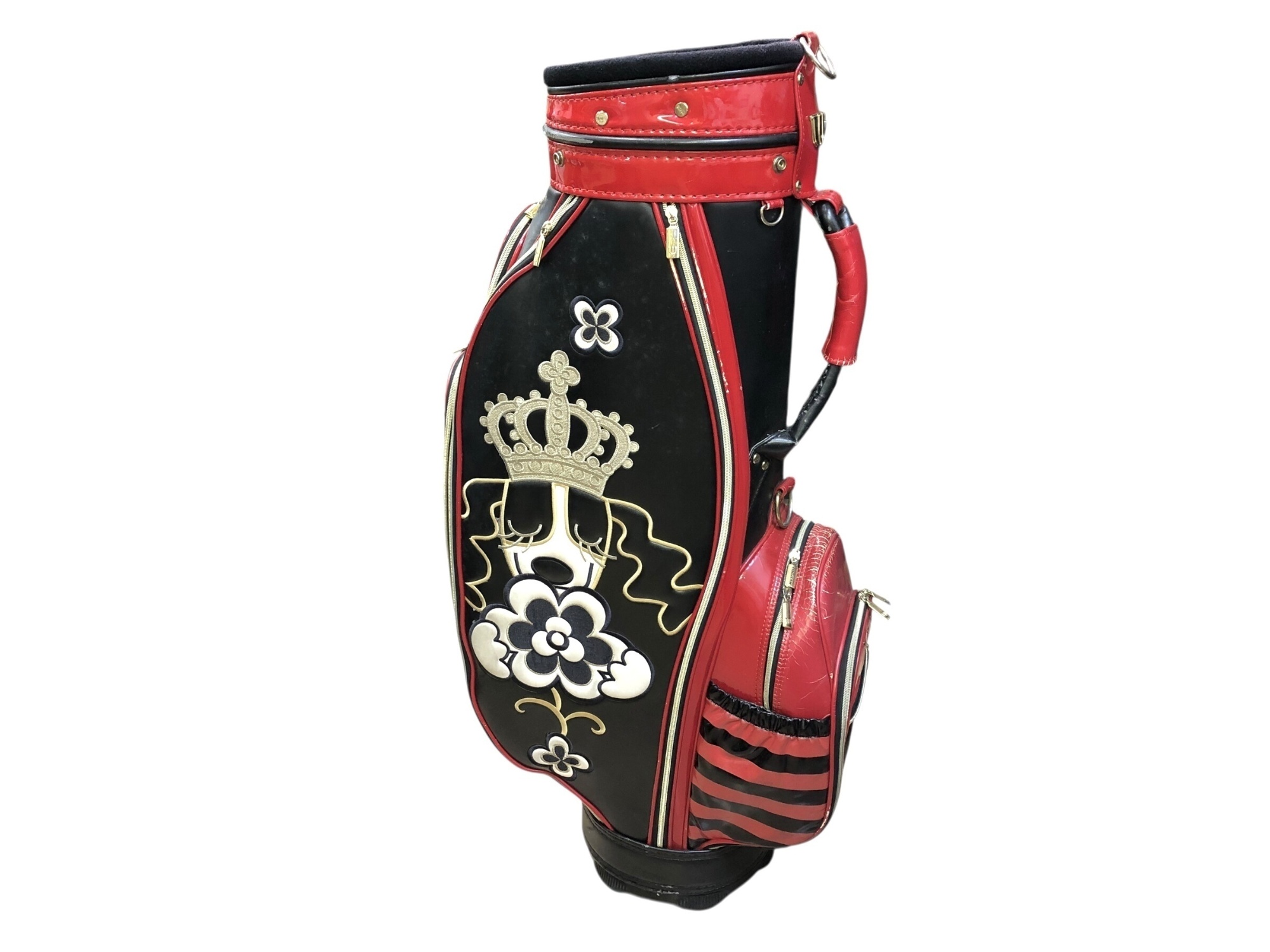 楽天市場】muziik(ムジーク) キャディバッグ 9.0型【ブラックXレッド