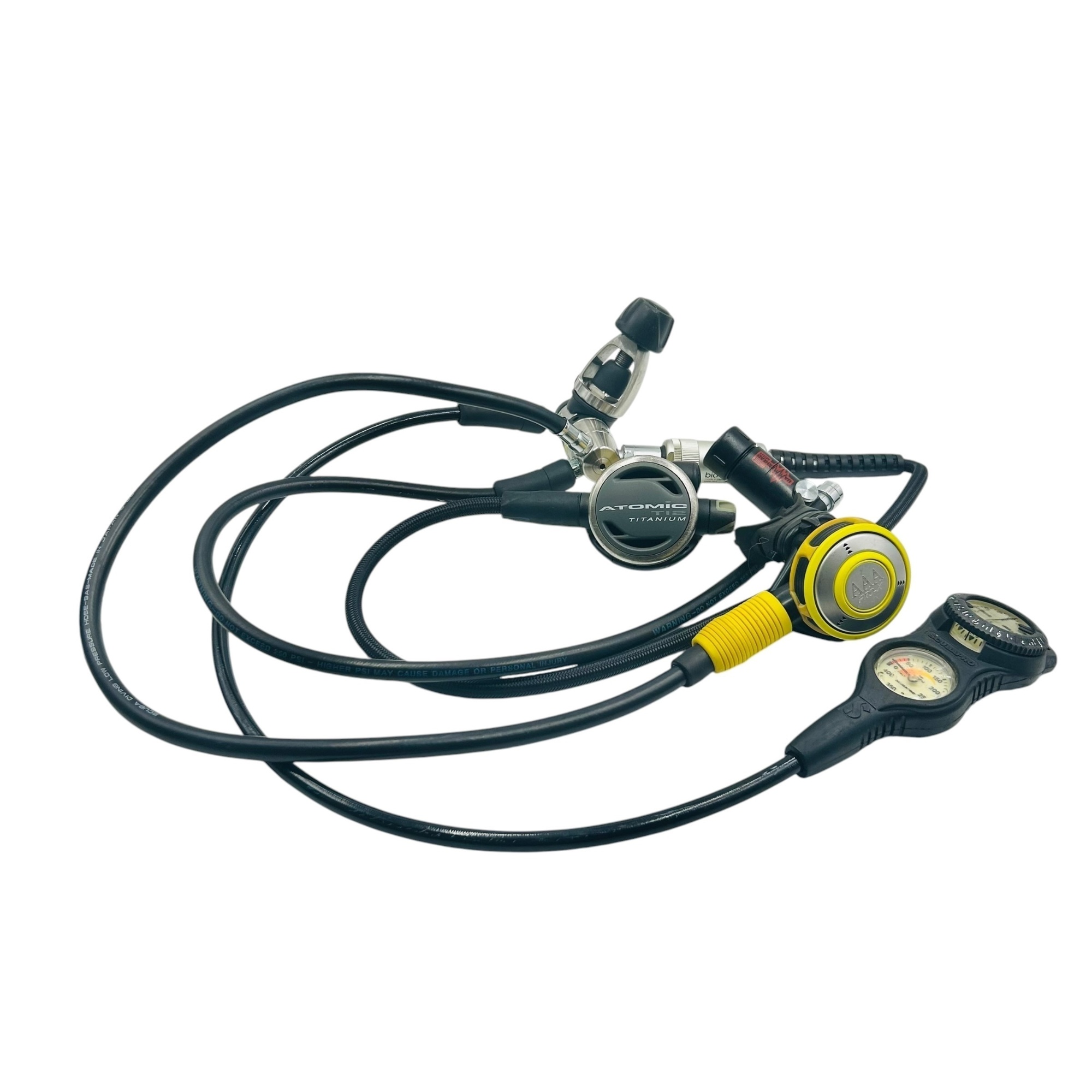 ■ATOMIC Ti2 TITANIUM 制御機 書き割り AQUALUNG オクトパス ゲージ HAMMERHEAD bio-filter付 飛び込み競技器材2464077