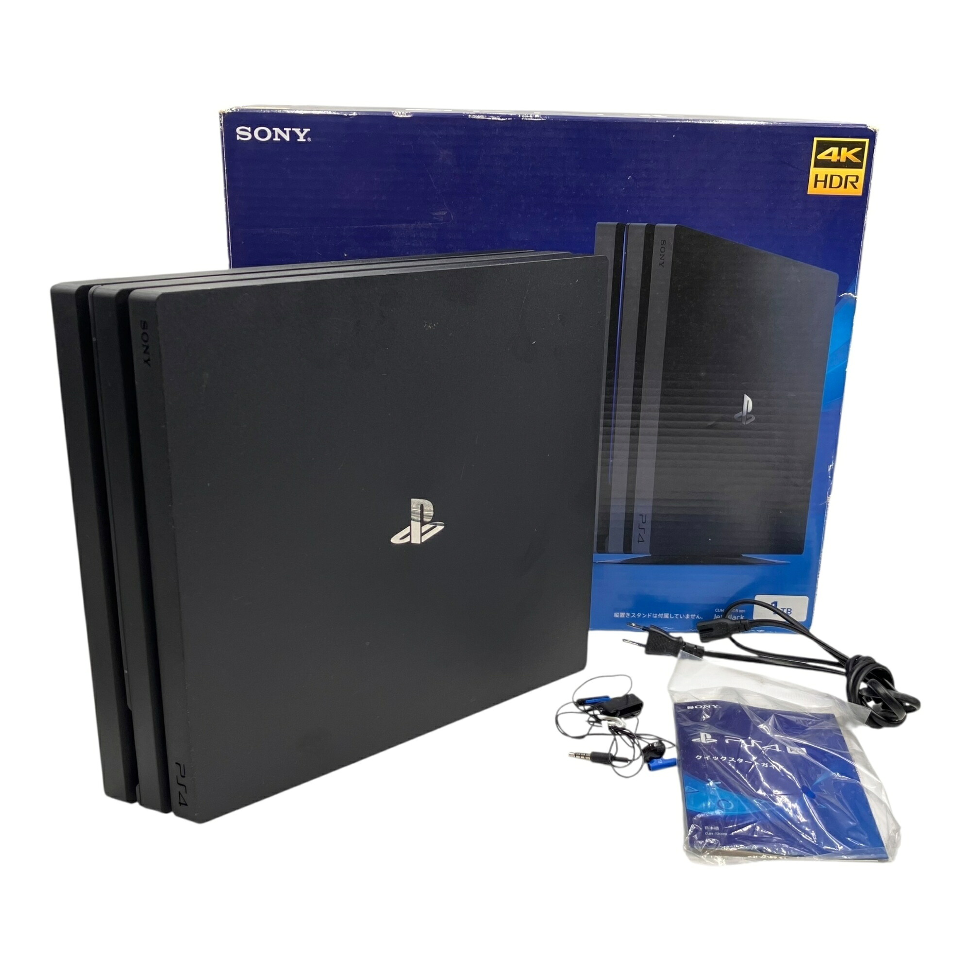 ■SONY PS4 Pro CUH-7200B 1TB 本体のみ 動作確認済 初期化済 外装スレあり プレイステーション42517612｜買取マクサス