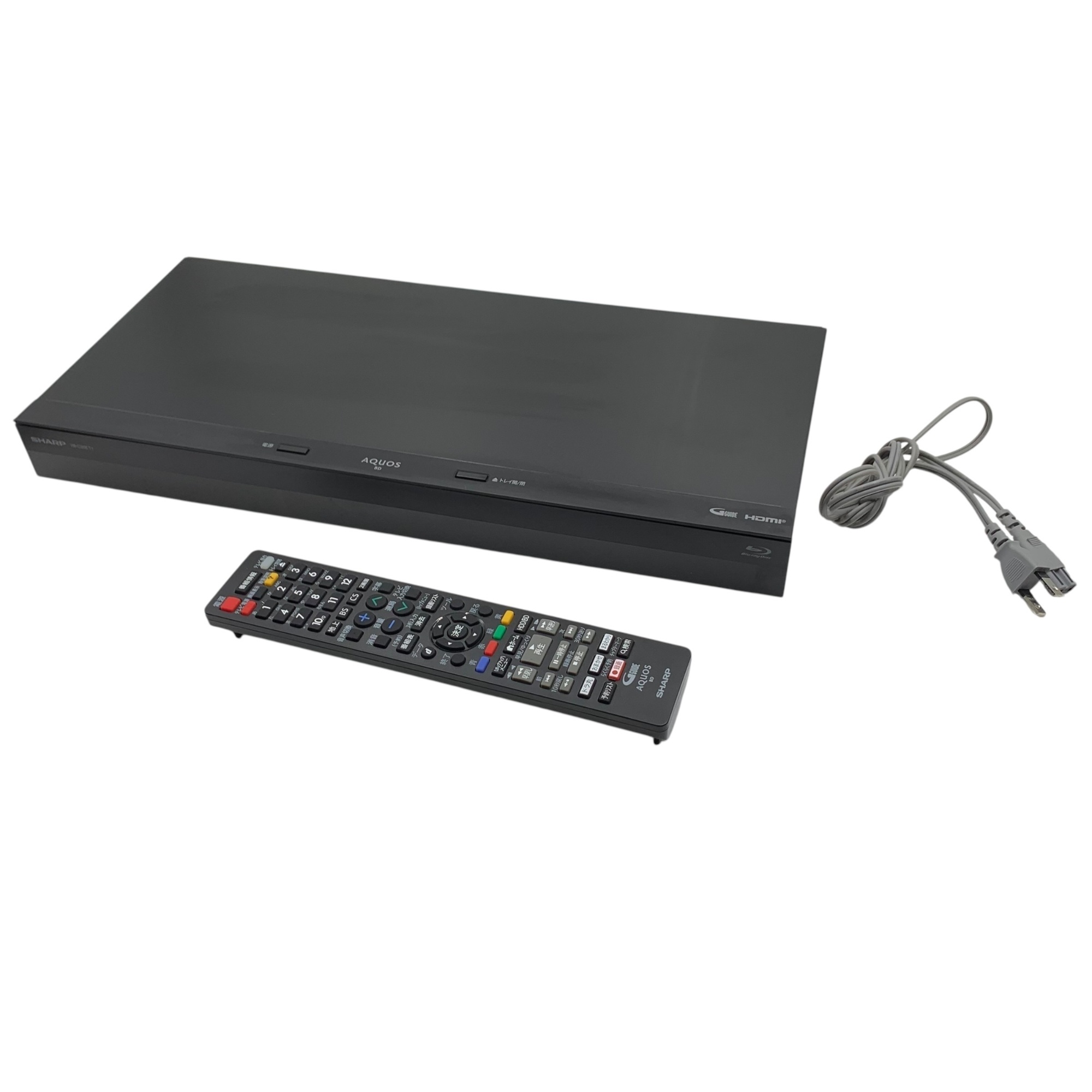 ■SHARP 2B-C20ET1 2024年製 AQUOS ブルーレイレコーダー HDD BD ヴィデオディスク 生まれ変わり突きとめる済み 遠隔操作付 当て嵌める感あり2522067