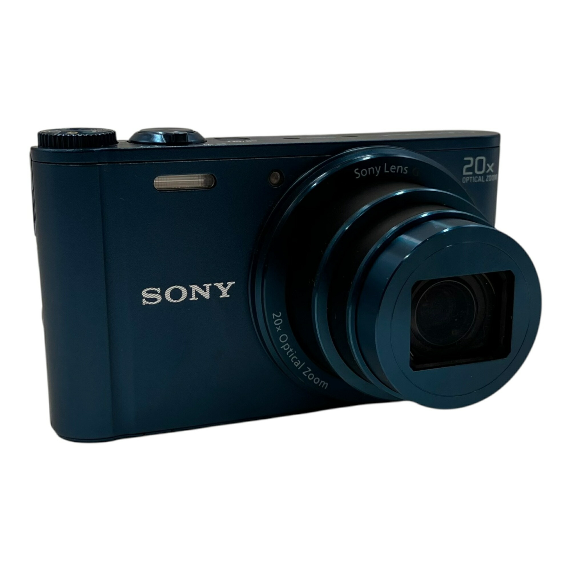 ■SONY DSC-WX300 コンパクトデジタルカメラ 20倍望遠レンズ Cyber-shot 青碧 動くこと突きとめる済み2529882