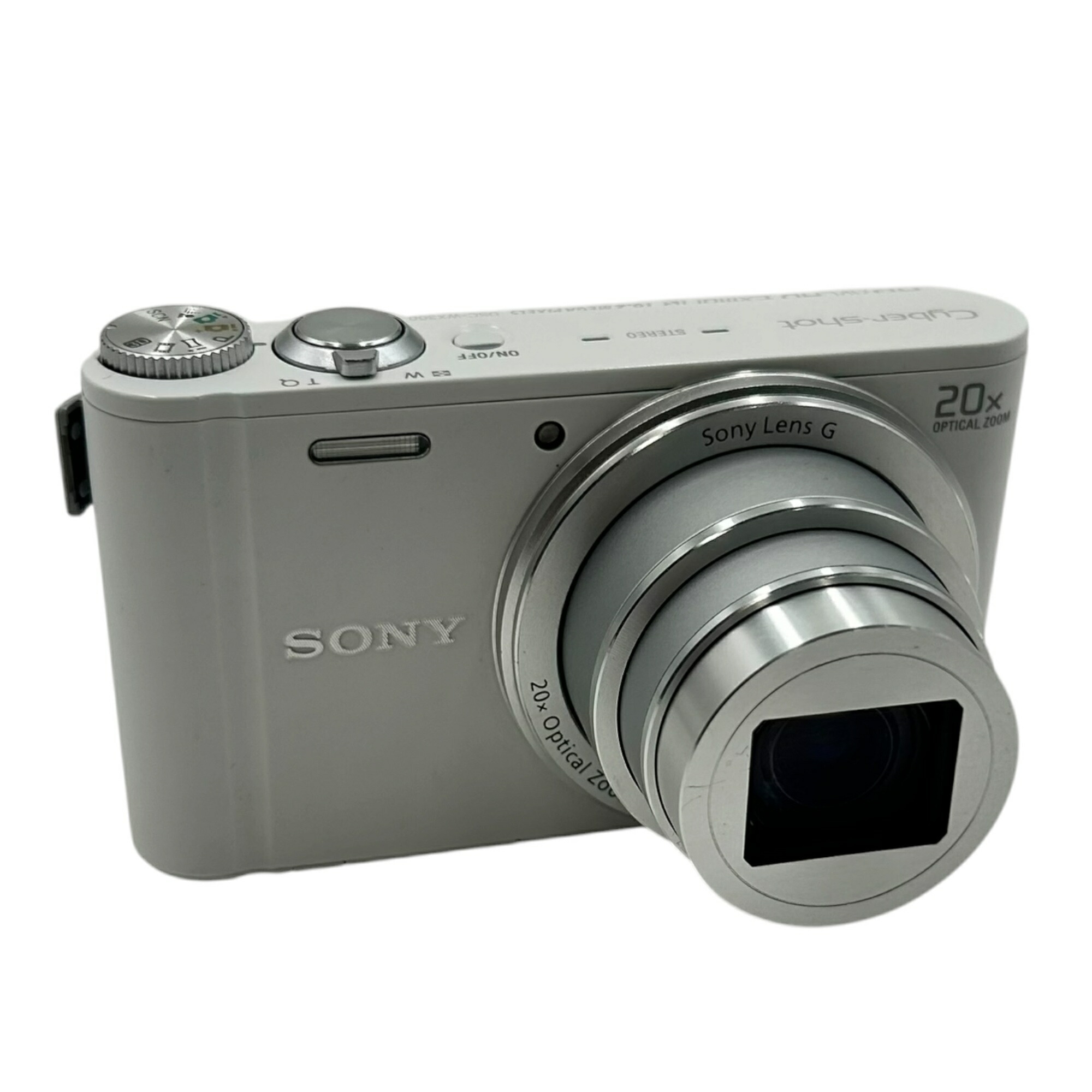■SONY DSC-WX300 白いこと Cyber-shot 20倍光学望遠レンズ コンパクトデジタルカメラ 蓄電池 NP-BX1付 動くこと突きとめる済み 難あり2538457