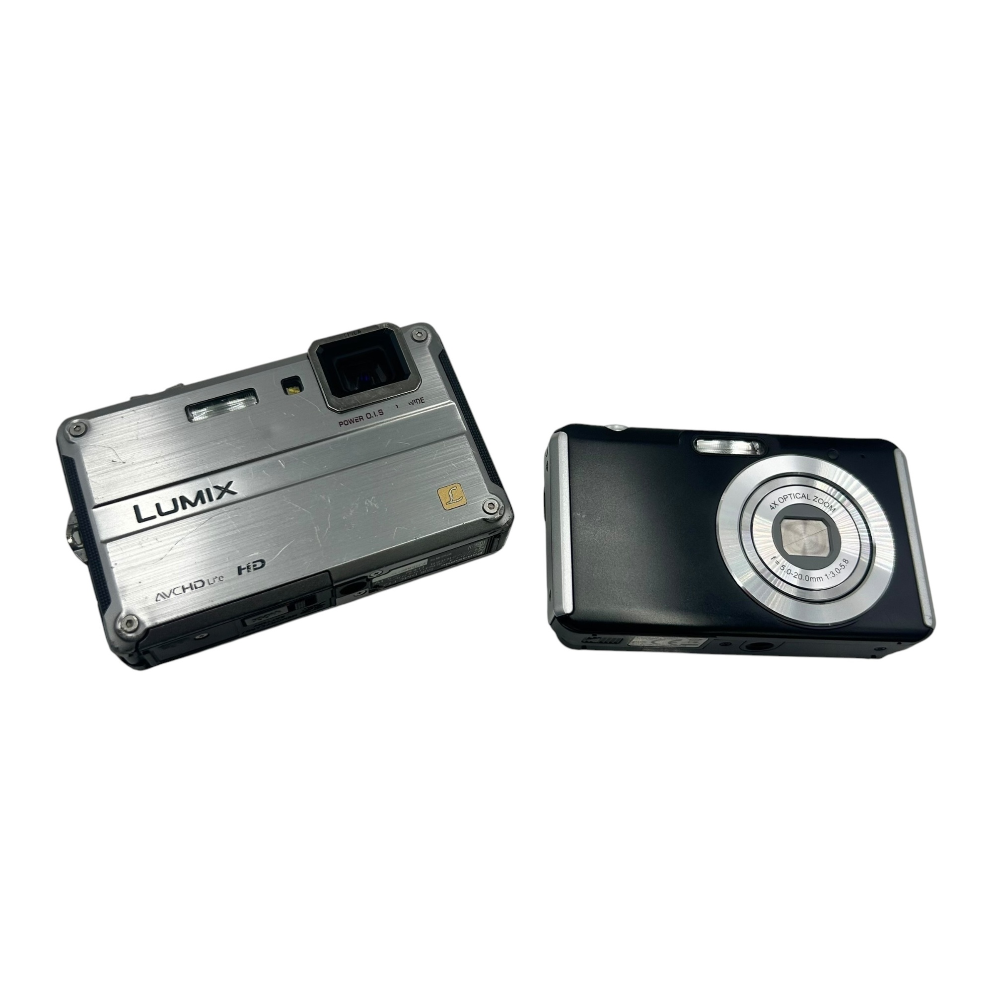 ■Panasonic LUMIX DMC-FT2 雨合羽デジタル写真機 しろがね色 コンパクトデジカメ AVCHD Lite 固定ディスク 動くこと突きとめる済 傷あり2540863
