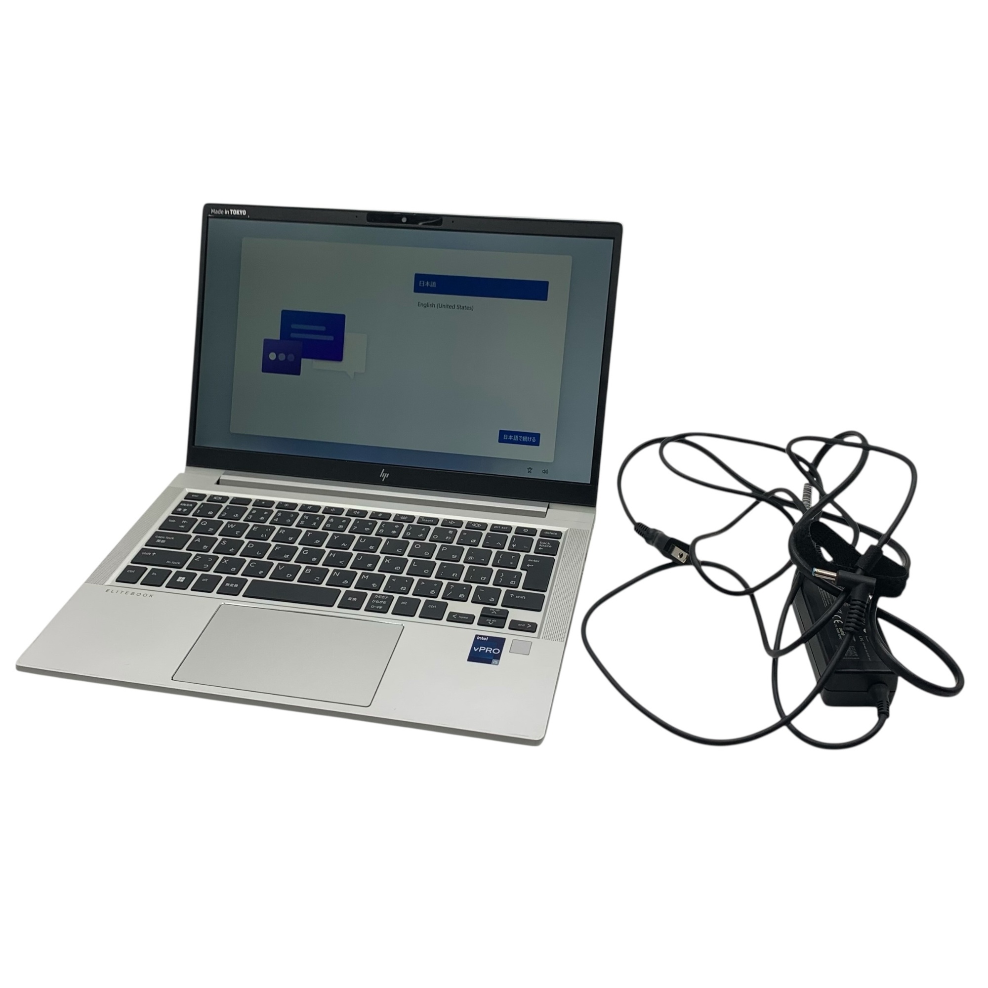 ■HP EliteBook 640 G10 Core i5-1335U 記憶装置16GB SSD256GB Windows11 14in 万覚え帳パソコン 動くこと突きとめる済 ACアダプタ付2571928