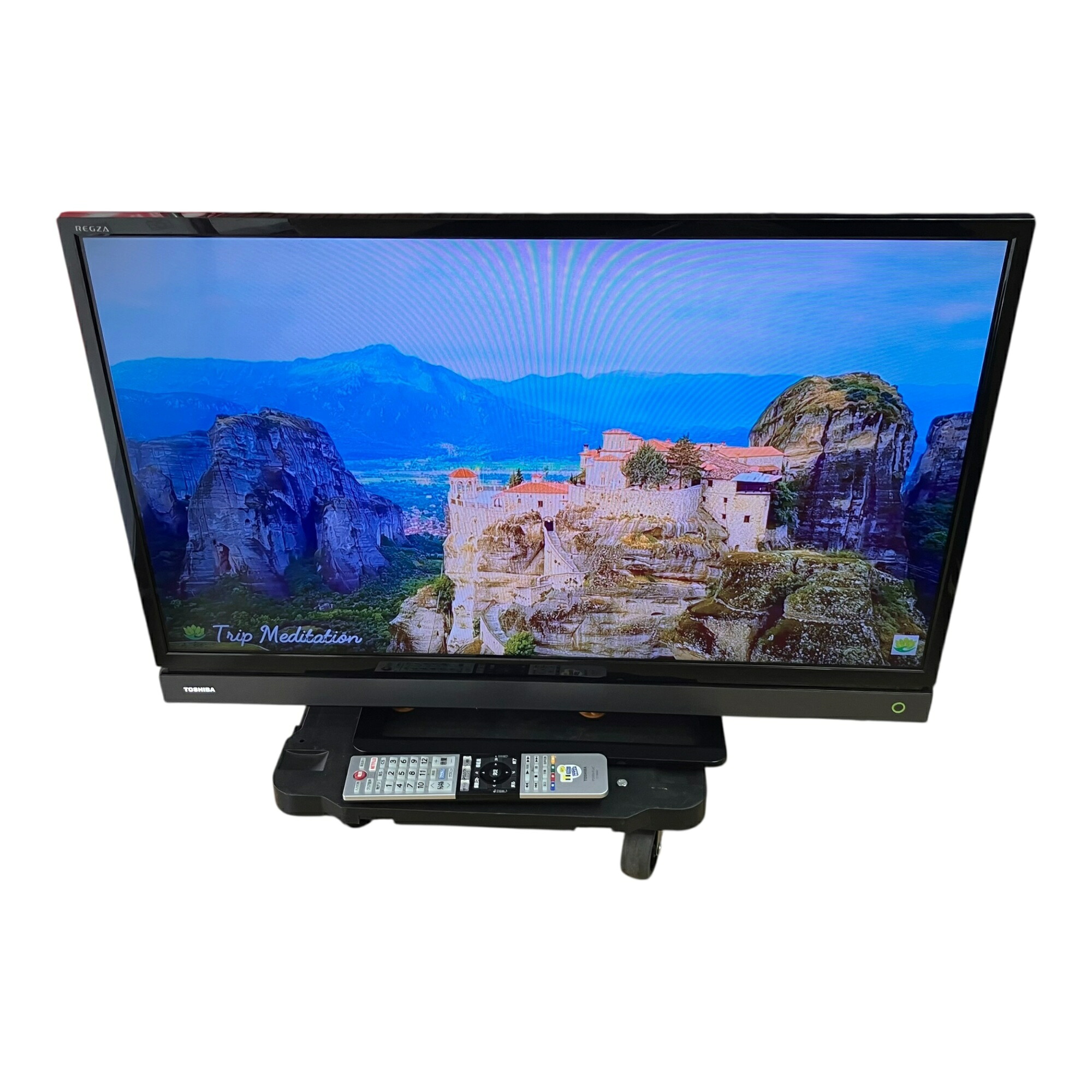 ■TOSHIBA REGZA 32V31 32型 液晶テレビ受像機 2019年製 遠隔操作付 動くこと突きとめる済み BCAS歌留多皆無2584072