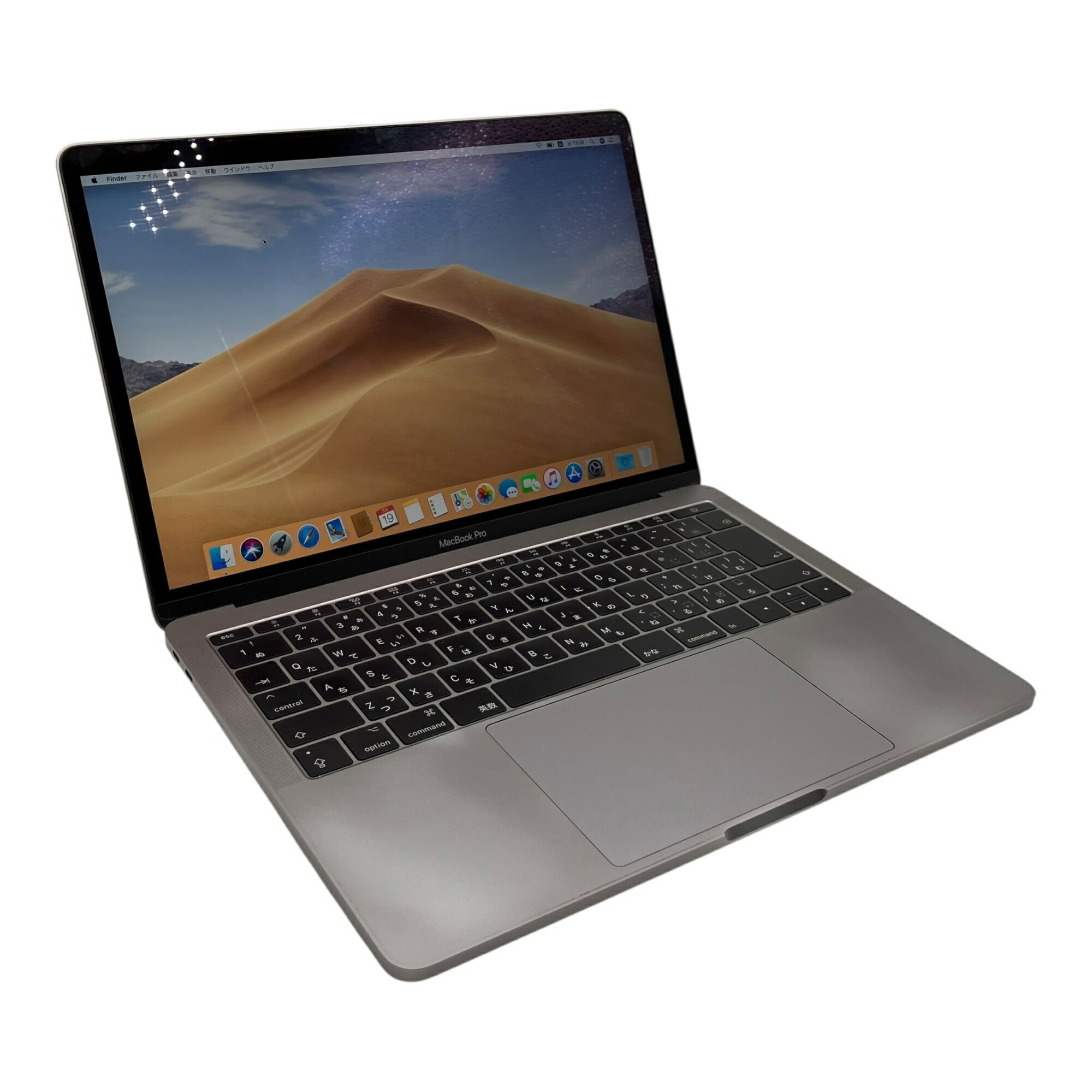■Apple MacBook Pro 13in 2017 A1708 Core i5 2.3GHz 記憶装置16GB SSD256GB macOS Mojave 間隔文字薄墨色 本体のみ2585734