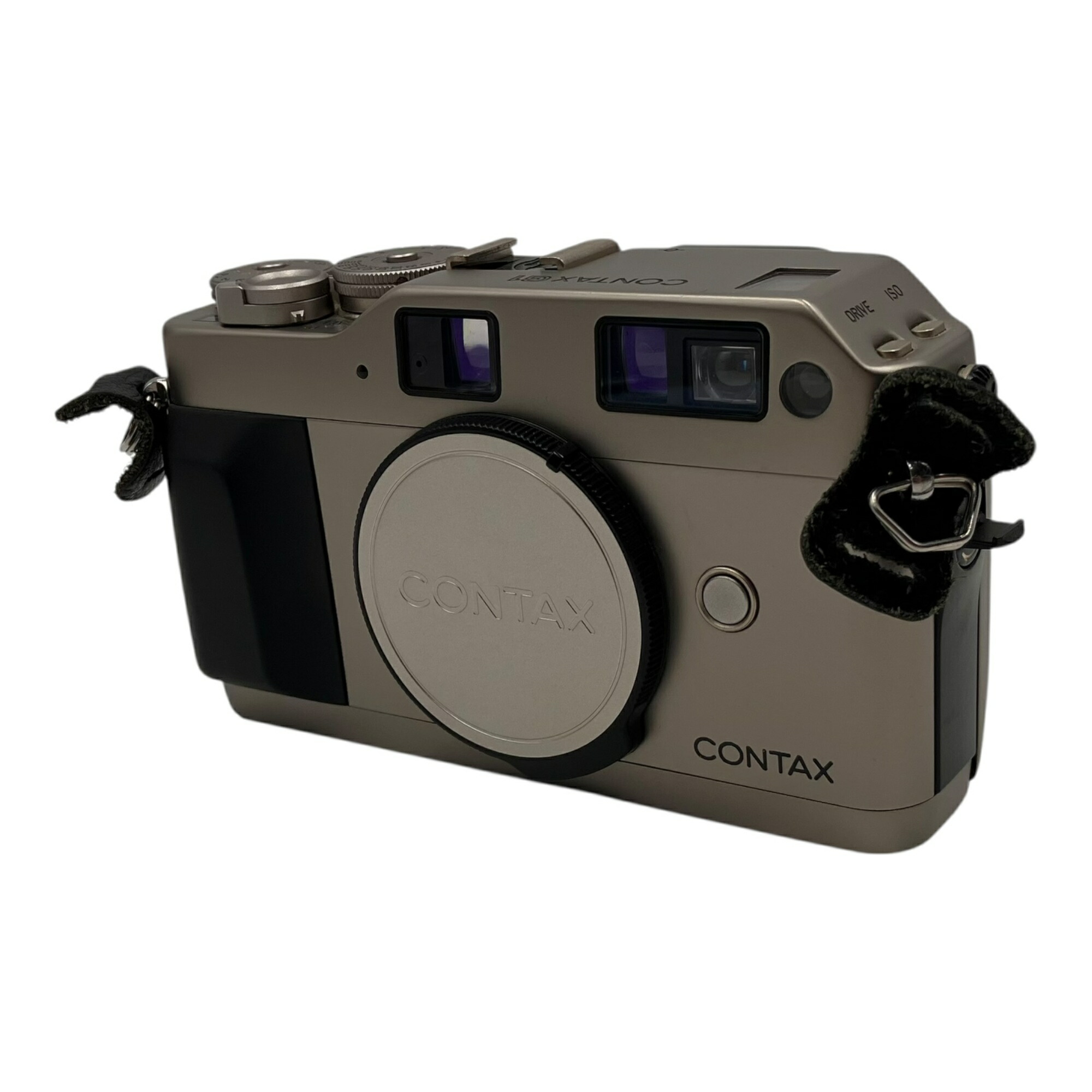 ■CONTAX G1 上半身 写真フィルム写真機 DATA BACK GD-1付き添い人 範囲ファインダ camera 本体のみ 動くこと突きとめる済み2579948