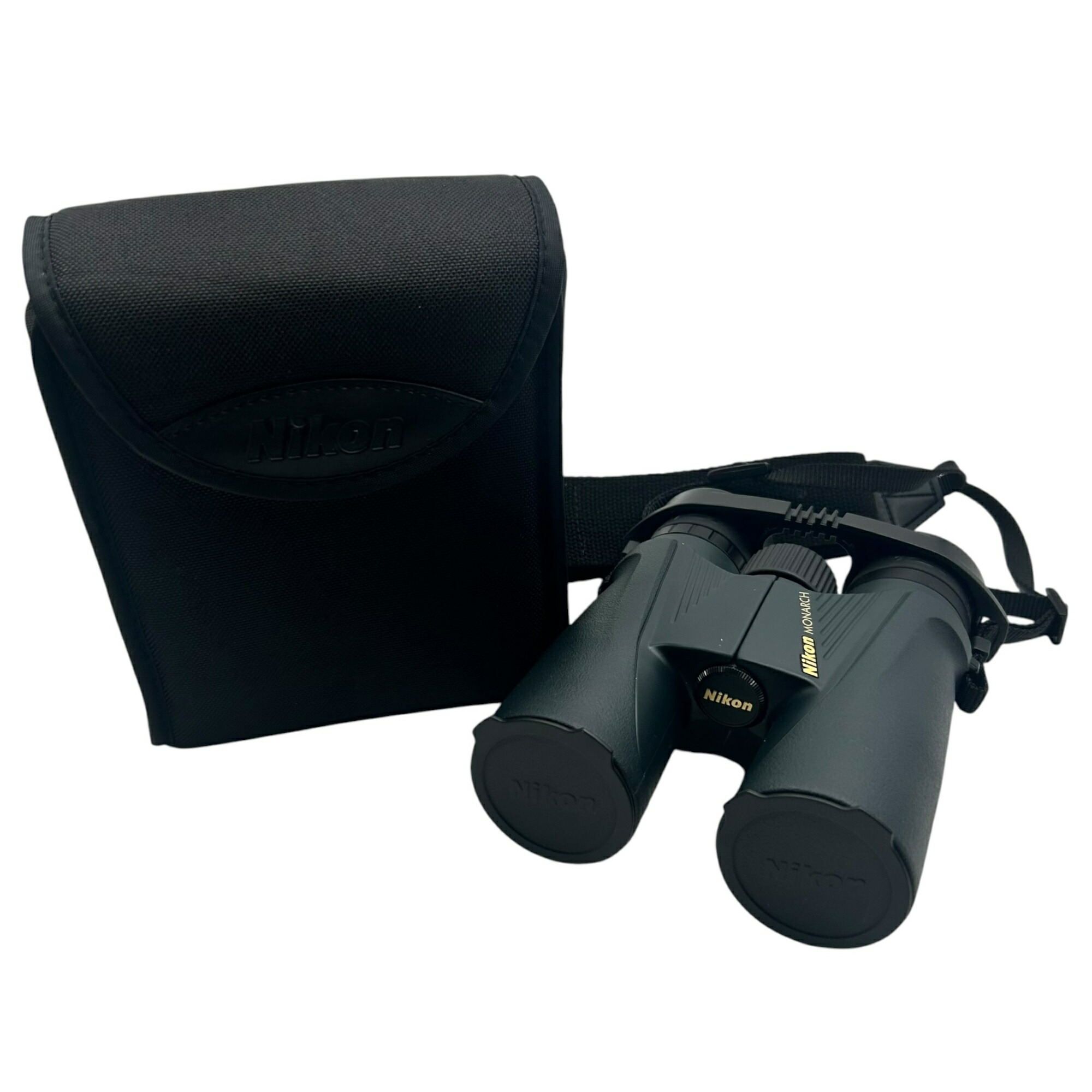 ■Nikon MONARCH 8x42 6.3° 小型望遠鏡 雨合羽 容れもの付 動くこと突きとめる済 ニコン モナーク バードウォッチング アウトドア 水晶体取りまかなう欠けらあり2591285