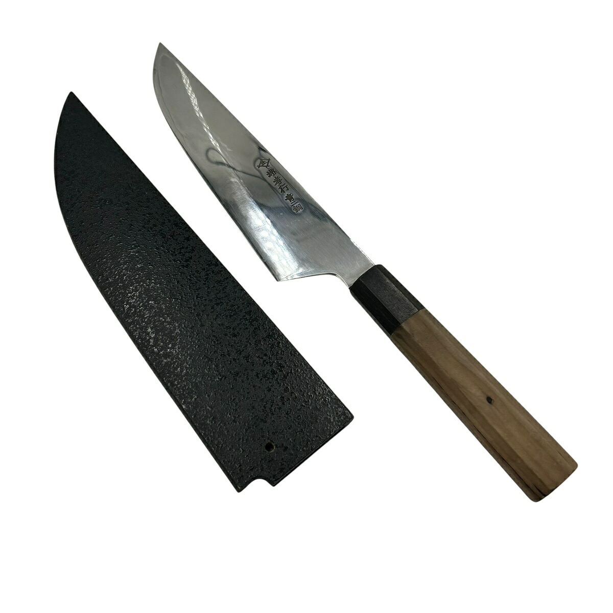 ■ 堺孝行 焔 青二鋼 和包丁 刃渡21.4cm 鞘付き 包丁 料理 調理器具 2695044｜買取マクサス