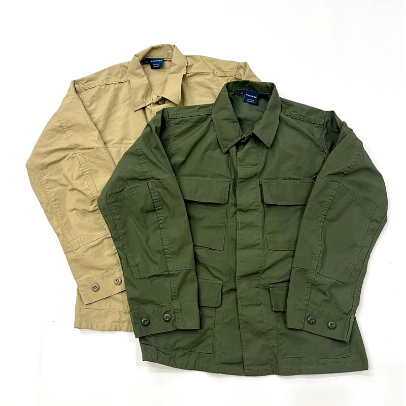 プロッパー PROPPER コットンリップストップ BDU 上衣 F5454 OLIVE ワンウォッシュ工業済み