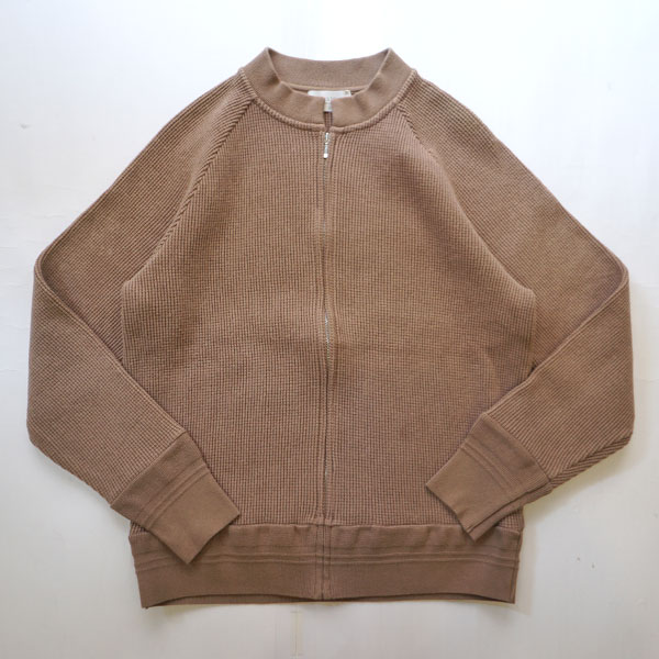 フリストフィア FLISTFIA ワーヘル 労働者の一団素っ首 上衣 Waffle Crew Zip Up Jacket