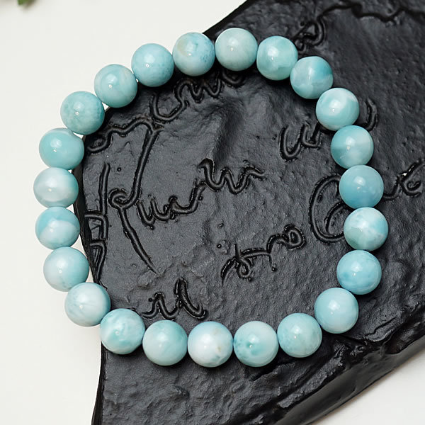 【高品質・現品】パープルラリマー ブレスレット 10mm ペクトライト ドミニカ 高品質】パープルラリマー ブレスレット10mm ペクトライト ドミニカ