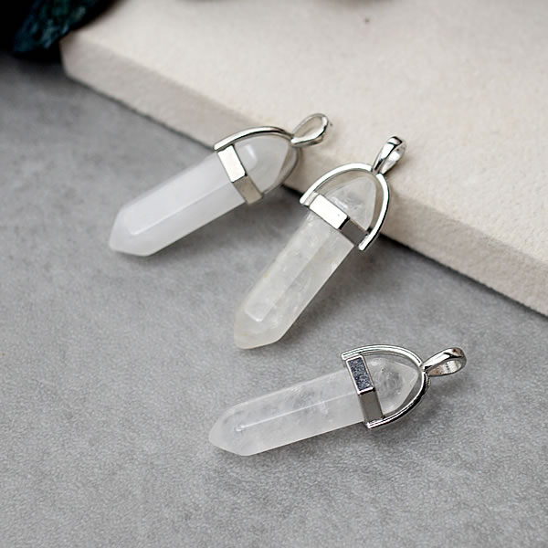 楽天市場】【高品質】水晶AAAAA ダブルポイント 両剣ポイント