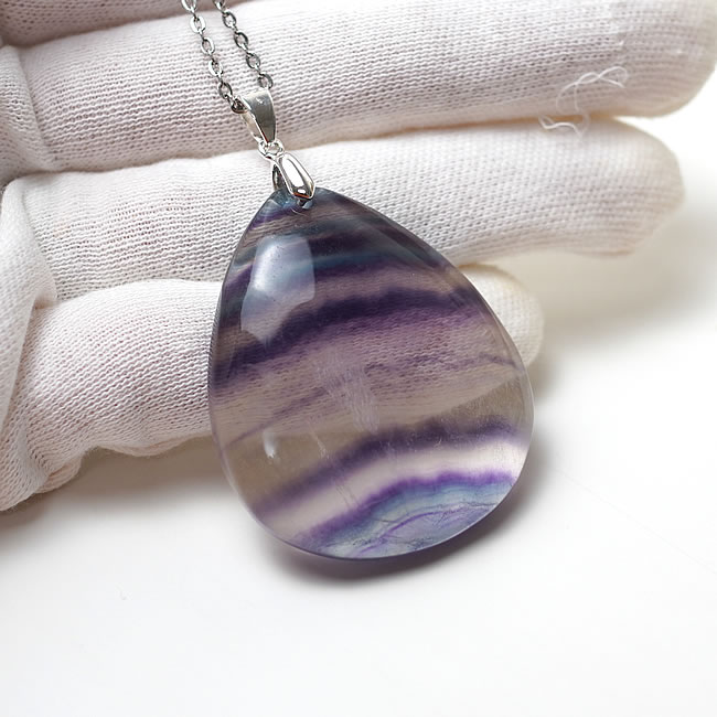 楽天市場】【一点物】【Silver925チェーン付き】フローライト