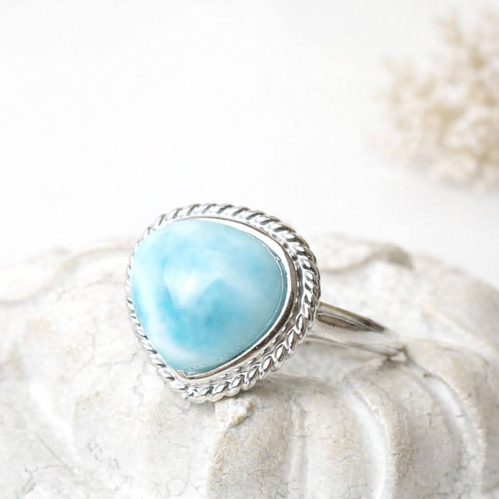 楽天市場】ラリマー シルバー リング 指輪 レディース 天然石