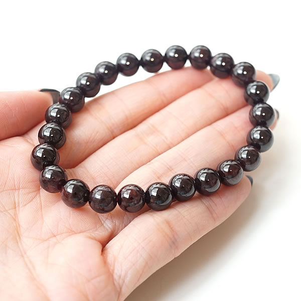 楽天市場】アルマンディンガーネット AA インド産 10mm ブレスレット