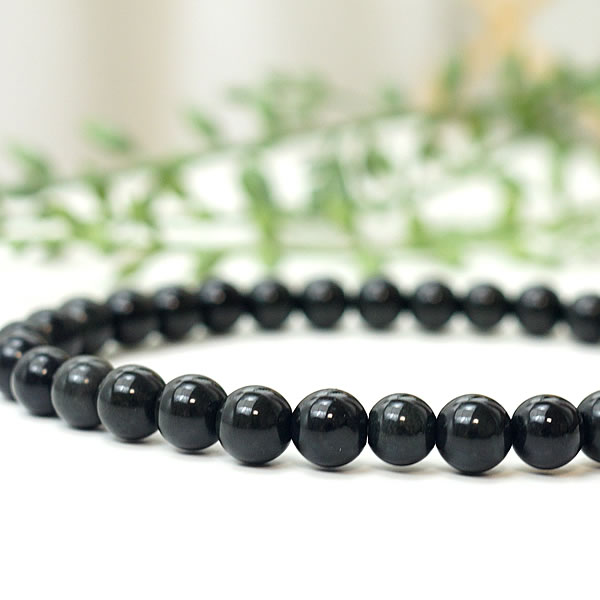 楽天市場】【希少】【高品質】天然黒翡翠 AAA 8mm ブラックジェダイド