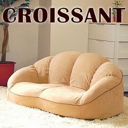 ローソファ フロアソファ ソファー 軽量 コンパクトソファ 日本製 ファブリック 布張り CROISSANT MS01a [10074]｜家具通販 まるしょうインテリア 10,912円