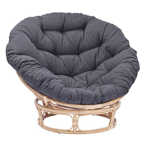 美品 nissen ニッセン 籐ラタンフレーム パパサンチェア リラックス