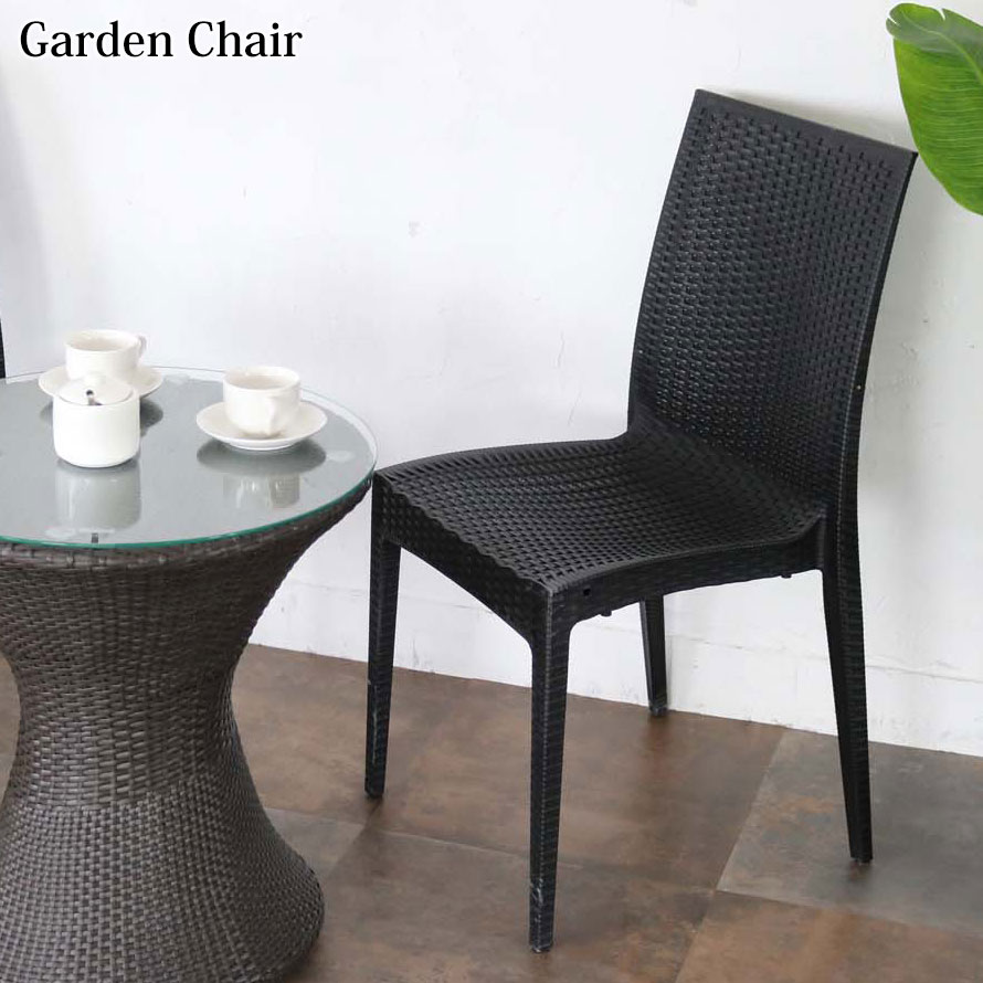 楽天市場】ラタン風ガーデンチェア 【6脚セット】 PPチェア 完成品