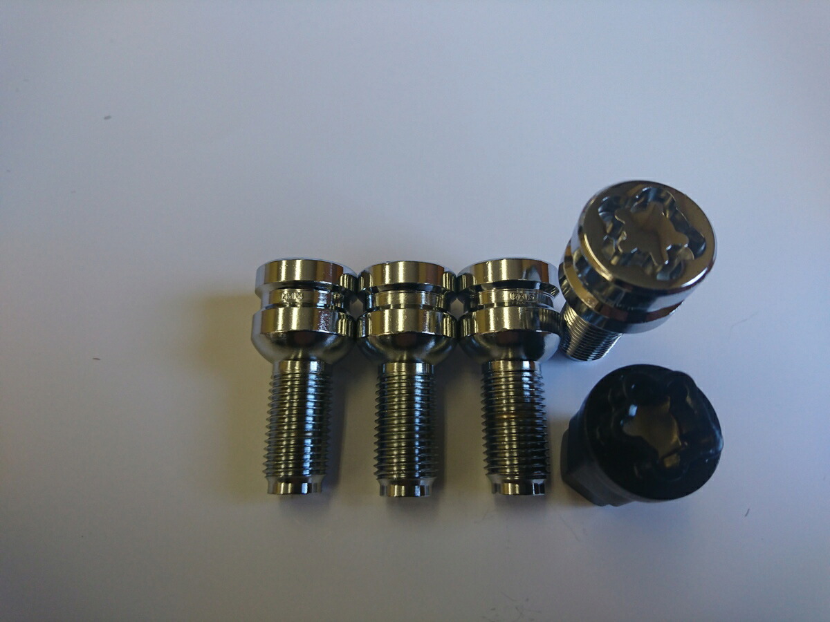 楽天市場】AUDI／VWブラックボルト13R 14x1．5 28mm 