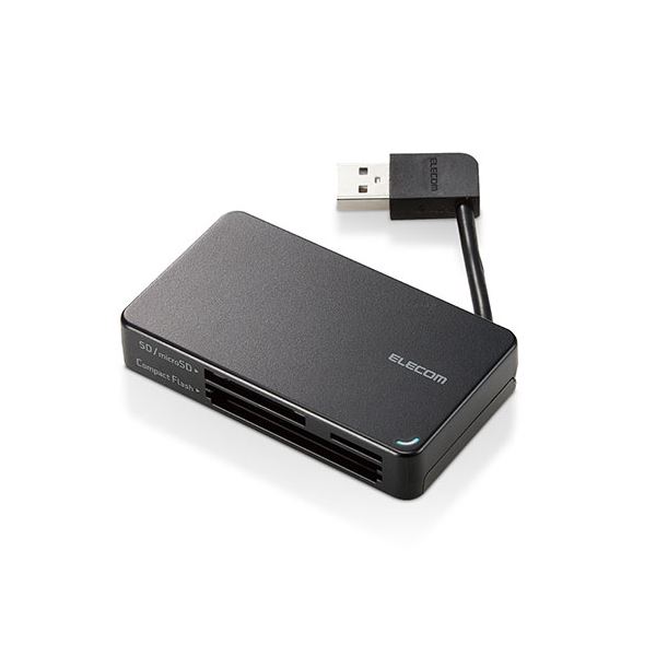 8432円 最大41%OFFクーポン 8432円 セール特価品 エレコム USB2.0対応メモリカードリーダー ケーブル収納型タイプ ブラック MR-K304BKX5