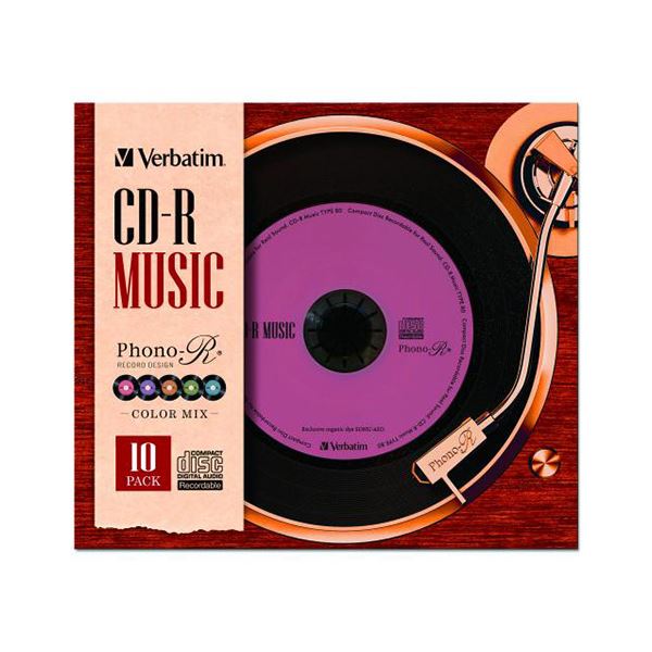 Victor 音楽用CD-R 80分 ホワイトプリンタブル 10枚 日本製 CD-A80PR10 データ用メディア 