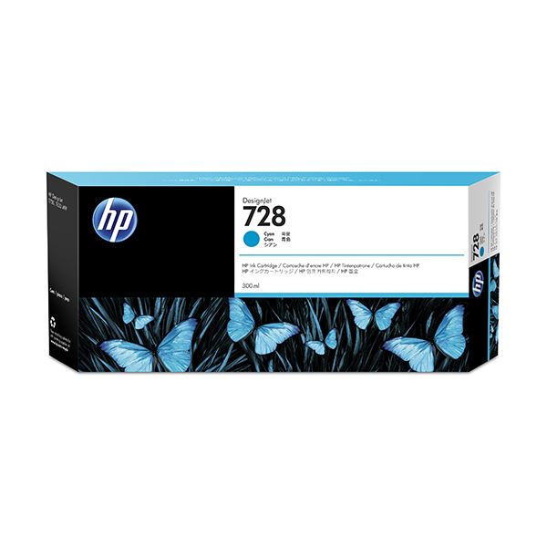 人気メーカー・ブランド HP HP728 インクカートリッジシアン 300ml