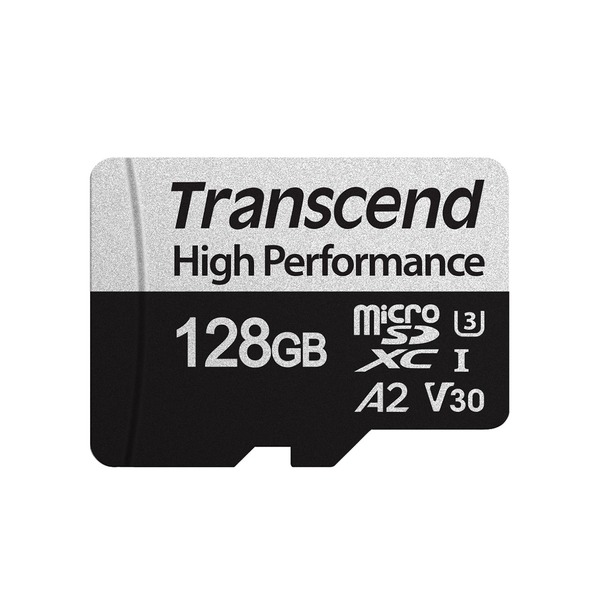 トランセンド 128GB microSDXCカード UHS-I U3 V30 A2 SD変換アダプタ付きTS128GUSD330S 納得できる割引