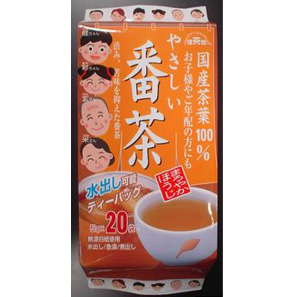 健茶館 国産茶葉やさしい番茶20P (ケース入数