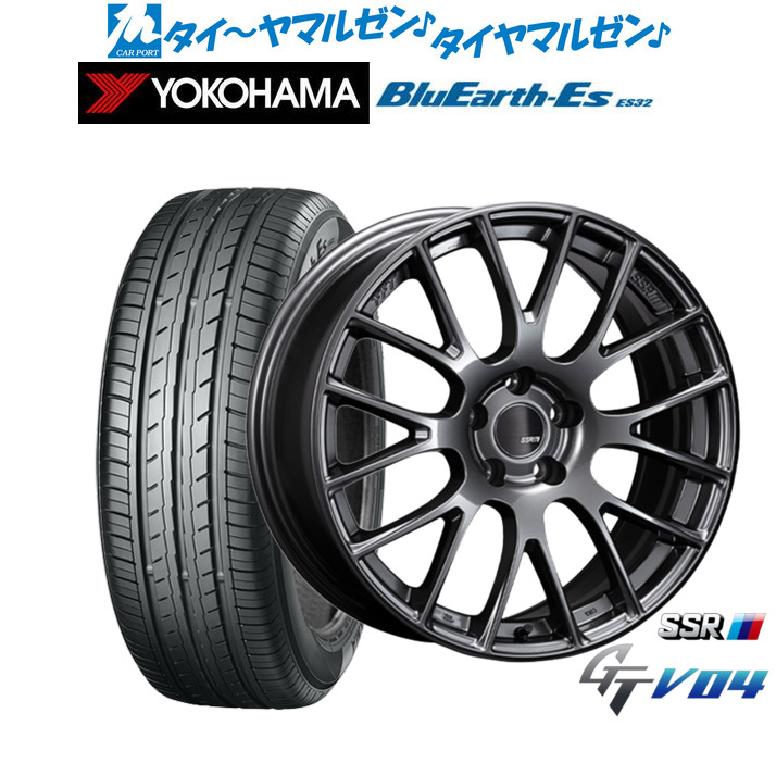 [マラソン期間]割引クーポン配布新品 サマータイヤ ホイール4本セットタナベ SSR GT V0418インチ 7.5Jヨコハマ BluEarth-ES ブルーアースイーエス ES32225/50R18｜カーポートマルゼン 店
