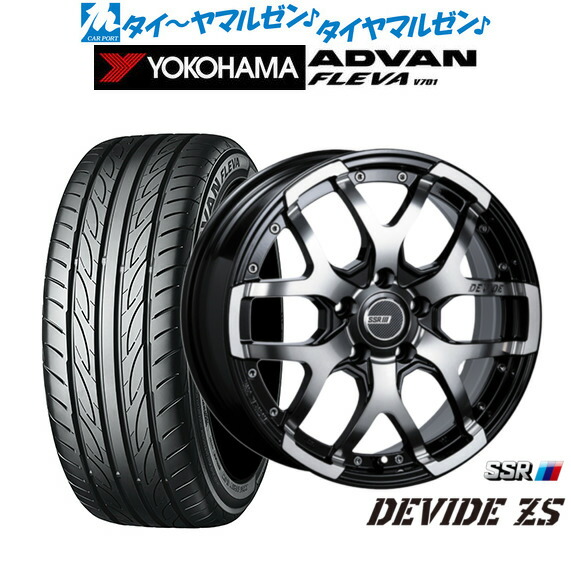新品 サマータイヤ ホイール4本セット タナベ SSR ディバイド ZS 17インチ 7.0J ヨコハマ ADVAN アドバン フレバ V701 215/40R17