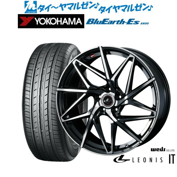 新品 サマータイヤ ホイール4本セット ウェッズ レオニス IT 17インチ 7.0J ヨコハマ BluEarth-ES ブルーアースイーエス ES32 215/40R17