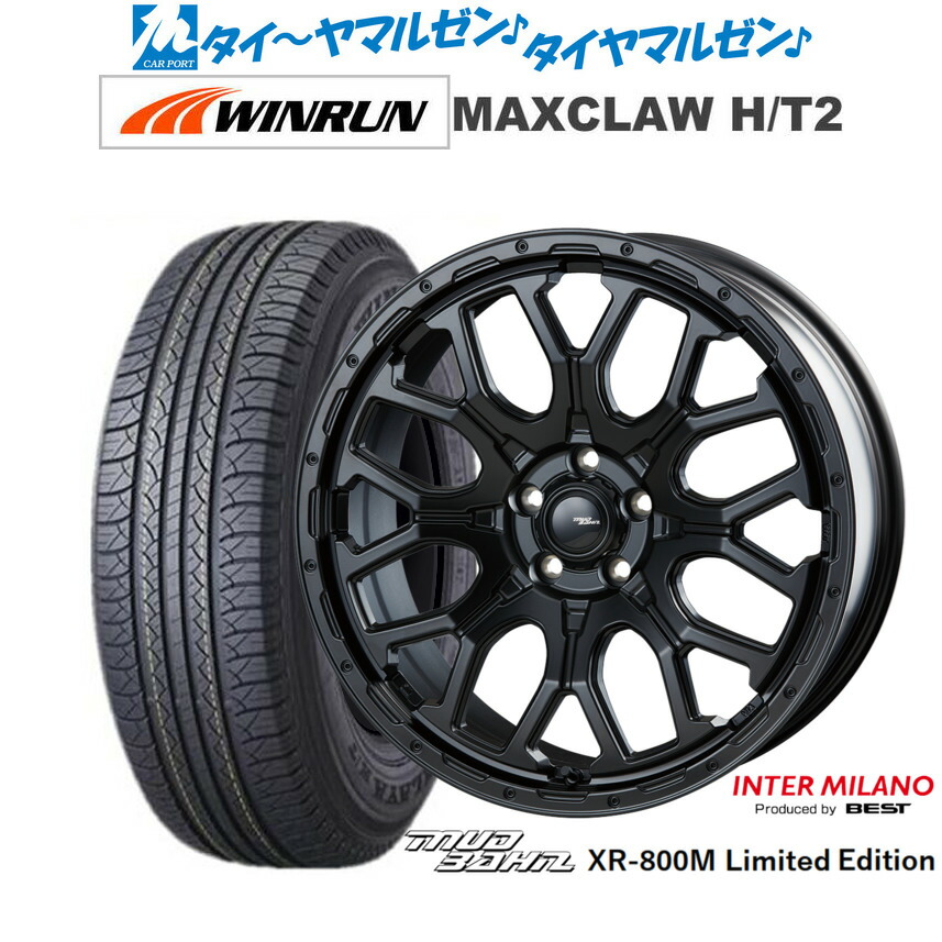 最大10万P当たる！大抽選開催中 新品 サマータイヤ ホイール4本セット インターミラノ マッドバーン XR-800M リミテッドエディション 20インチ 8.5J WINRUN ウインラン MAXCLAW H/T 2 235/55R20