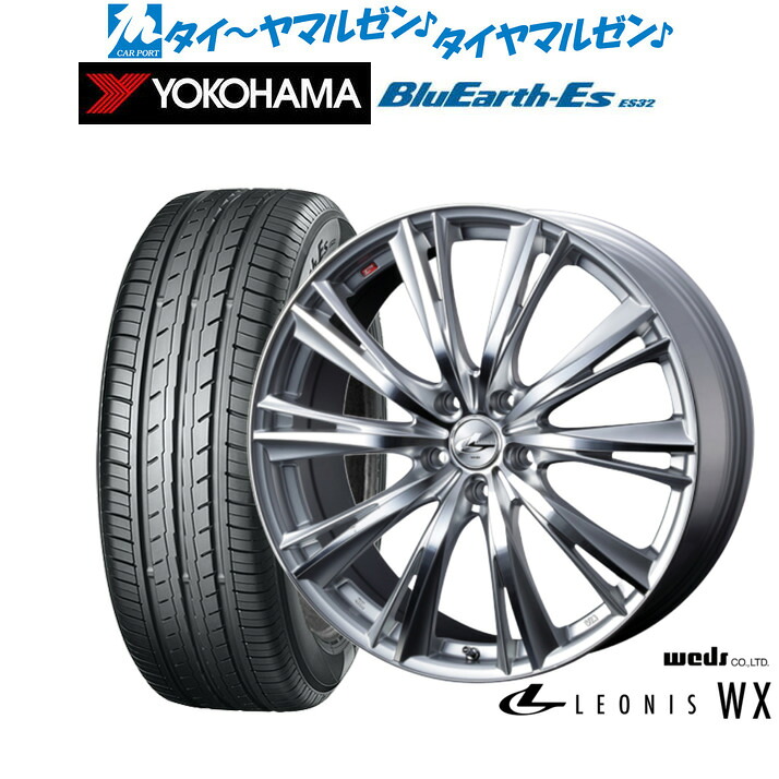 新品 サマータイヤ ホイール4本セット ウェッズ レオニス WX 16インチ 6.5J ヨコハマ BluEarth-ES ブルーアースイーエス ES32 205/45R16