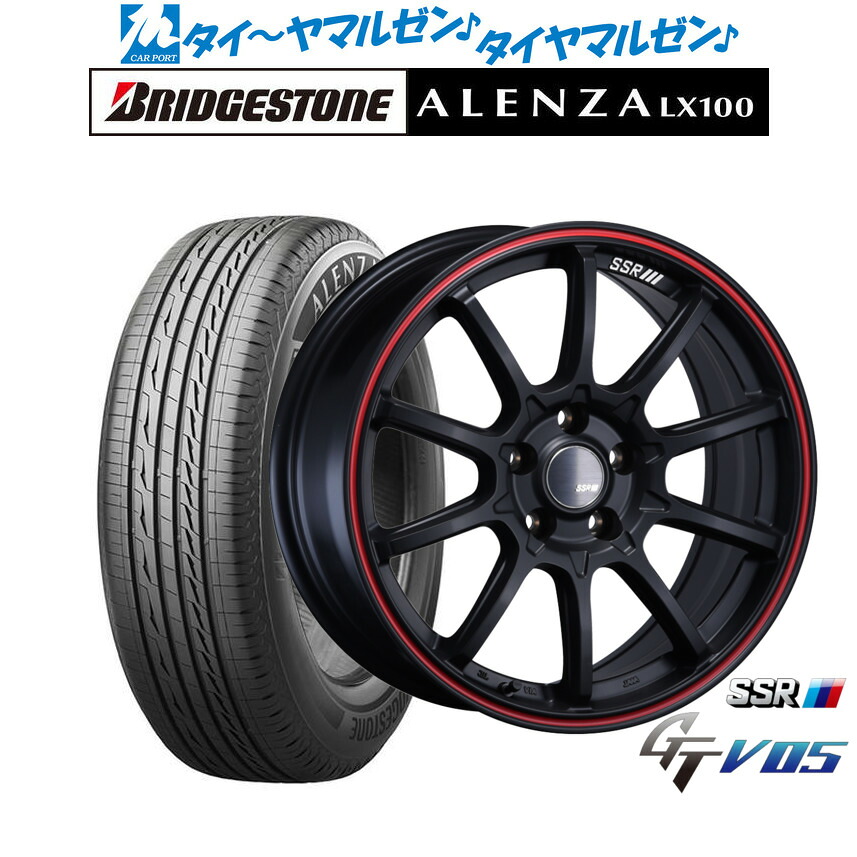 新品 サマータイヤ ホイール4本セットタナベ SSR GT V0518インチ 7.5Jブリヂストン ALENZA アレンザ LX100215/50R18|カーポートマルゼン 店