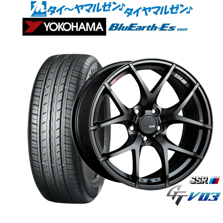 新品 サマータイヤ ホイール4本セットタナベ SSR GT V0317インチ 7.0Jヨコハマ BluEarth-ES ブルーアースイーエス ES32205/50R17|カーポートマルゼン 店
