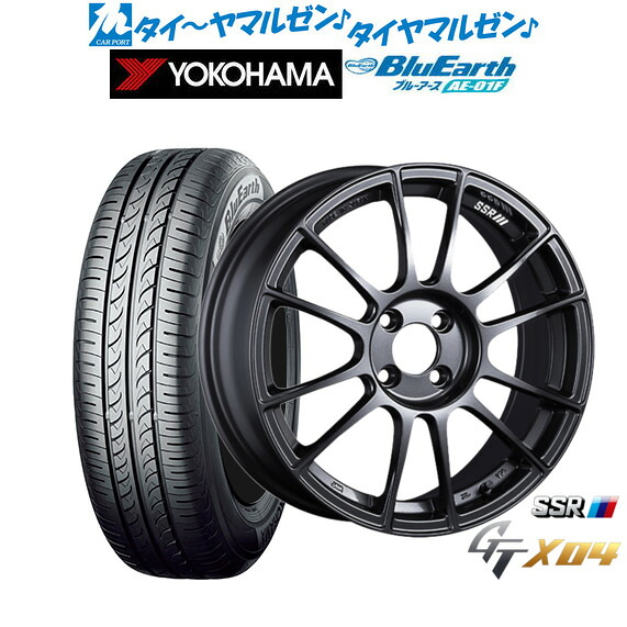新品 サマータイヤ ホイール4本セットタナベ SSR GT X0416インチ 6.5Jヨコハマ BluEarth ブルーアース (AE-01F)205/55R16｜カーポートマルゼン 店