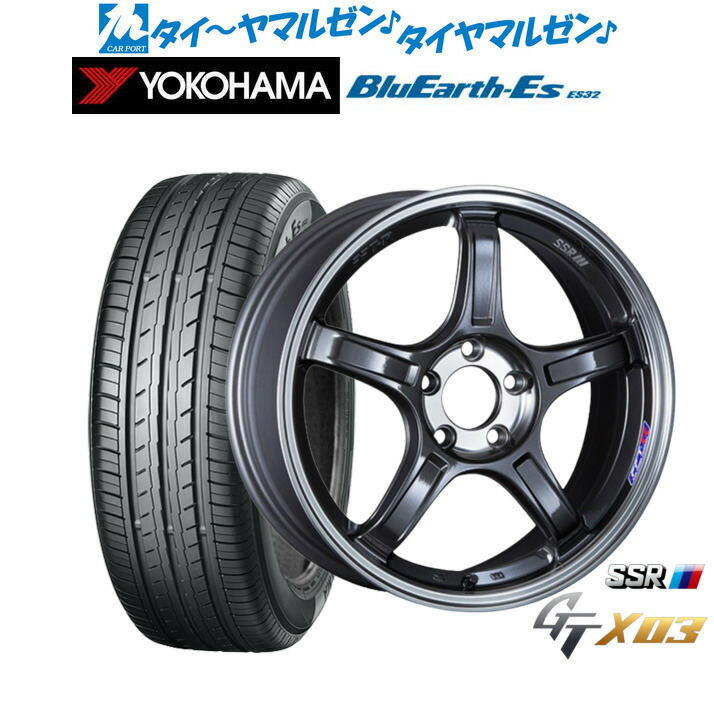 新品 サマータイヤ ホイール4本セットタナベ SSR GT X0318インチ 7.5Jヨコハマ BluEarth-ES ブルーアースイーエス ES32235/50R18｜カーポートマルゼン 店