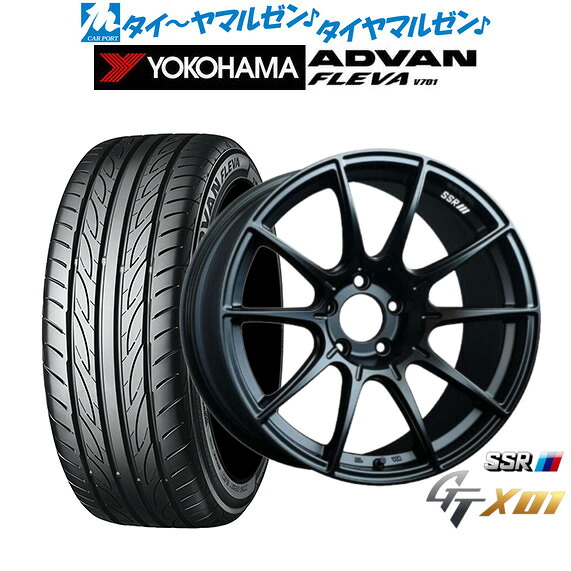 新品 サマータイヤ ホイール4本セット タナベ SSR GT X01 18インチ 7.5J ヨコハマ ADVAN アドバン フレバ V701 225/50R18