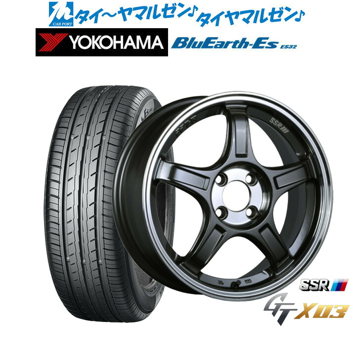 新品 サマータイヤ ホイール4本セット タナベ SSR GT X03 16インチ 6.5J ヨコハマ BluEarth-ES ブルーアースイーエス ES32 205/55R16